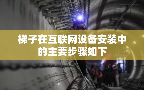梯子在互联网设备安装中的主要步骤如下