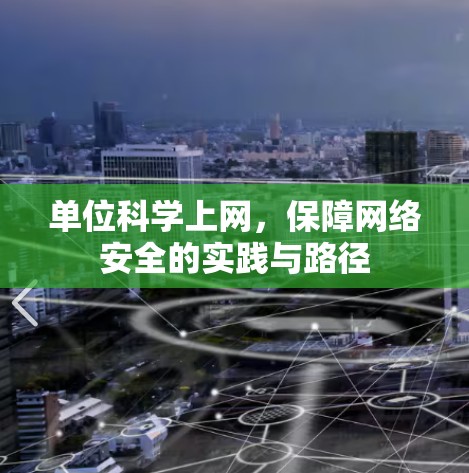 单位科学上网，保障网络安全的实践与路径