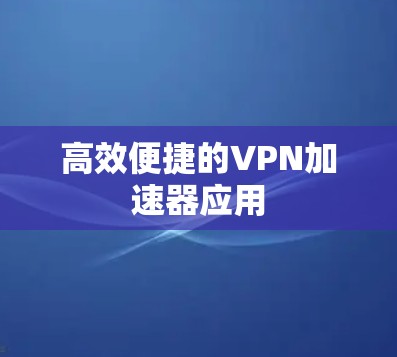 高效便捷的VPN加速器应用