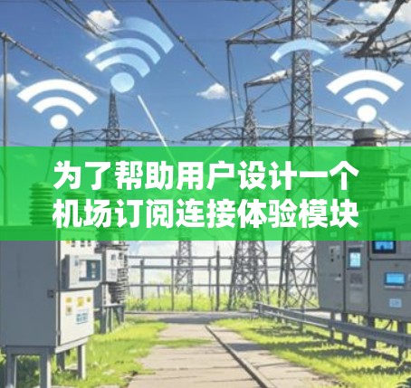 为了帮助用户设计一个机场订阅连接体验模块，以下是一个详细的思考过程和解决方案