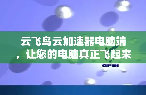 云飞鸟云加速器电脑端,让您的电脑真正飞起来 云飞鸟云加速器电脑端,让您的电脑真正飞起来