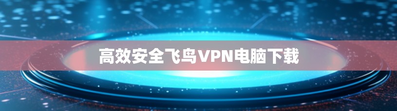 高效安全飞鸟VPN电脑下载 高效安全飞鸟VPN电脑下载