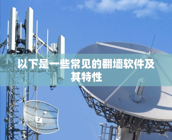 以下是一些常见的翻墙软件及其特性 以下是一些常见的翻墙软件及其特性